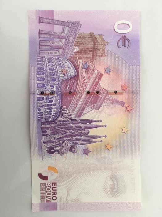 Сувенирная банкнота 0 евро