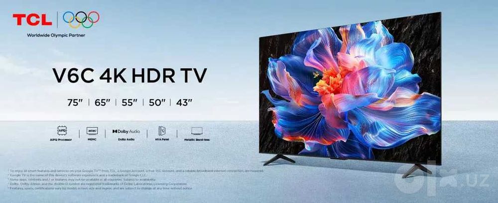 TCL Телевизор V6C 55" 4K UHD Smart TV