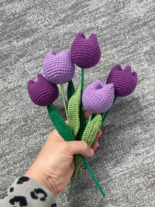 Lalele crosetate handmade