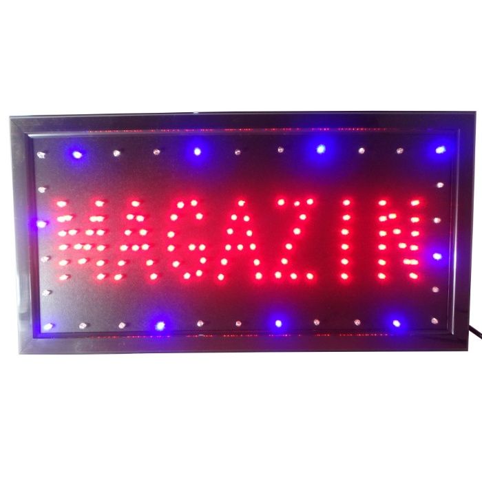 Panou Publicitar Reclama LED Inchis Deschis Farmacie Magazin Pizza