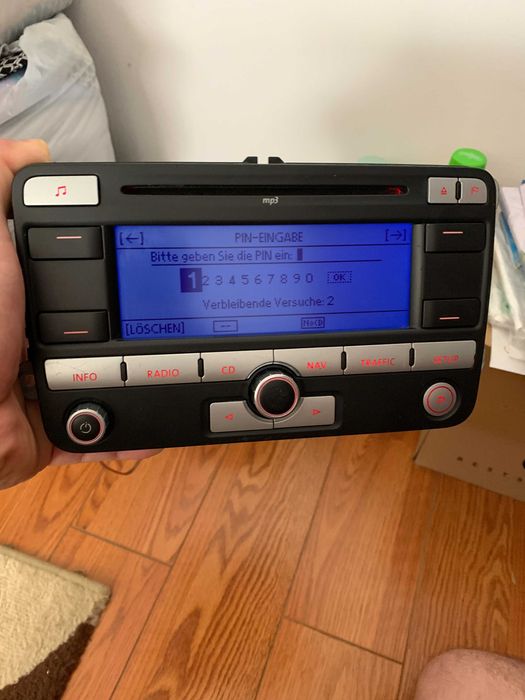 【中古】 Radiokvm / Issrar RNS 300 Navigatie CD mp3 Player radio Volkswagen Blaupunkt