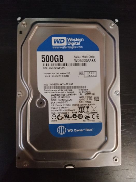 Продам 500gb hdd
