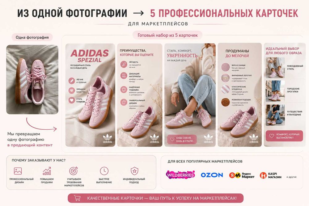 Создание карточек товаров