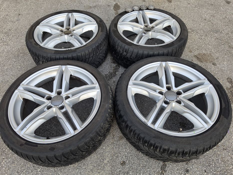 5х112/18 с гуми Ауди Мерцедес Шкода Фолксваген Сеат 5x112/18 Mercedes Audi VW Skoda