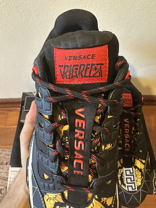 Versace Trigreca Barocco Print Black