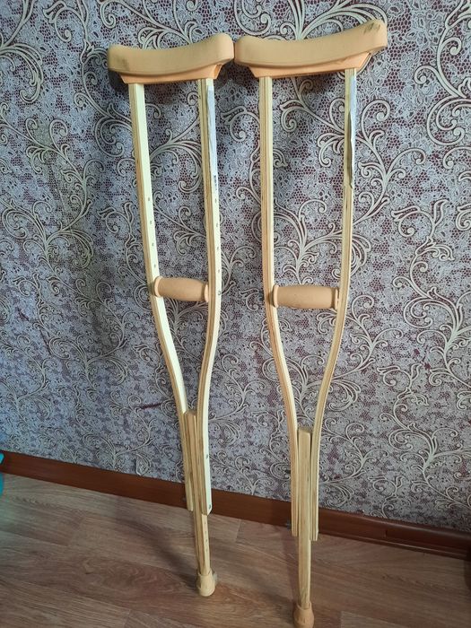 Костыли подмышечные регулируемые (пара)