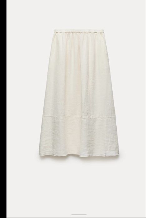 Льняная юбка размер 46