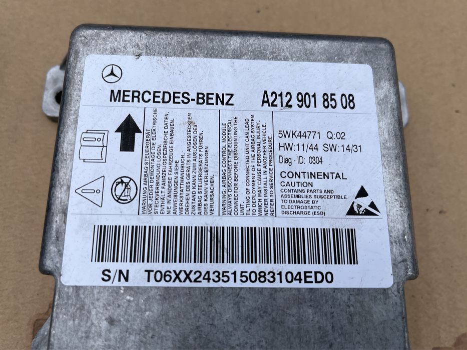 Modul airbag, centuri spate, capsa baterie Mercedes E W212 CLS W218