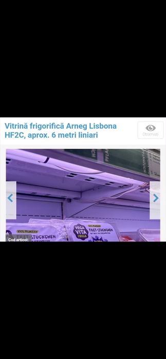 Vitrina  lactate / bauturi