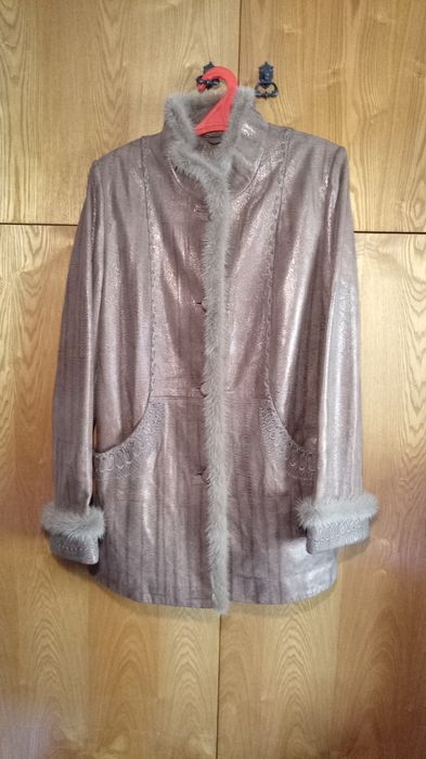 Пальто премиум класса.Кожа Крек. Турция.