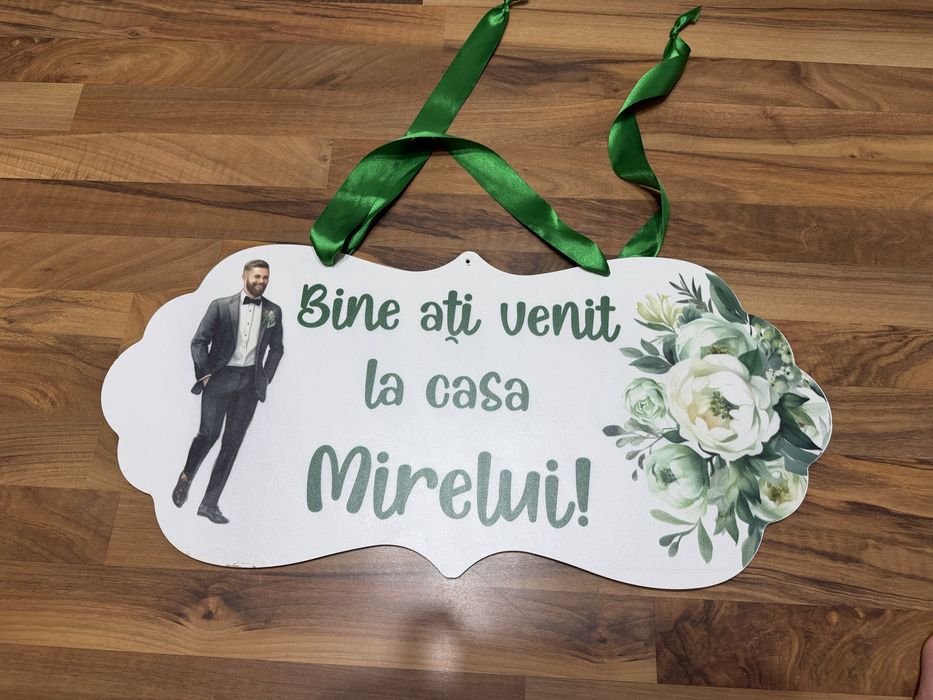 Pancarte nunta - povestea noastra, casa miresei, casa mirelui, casa nasilor