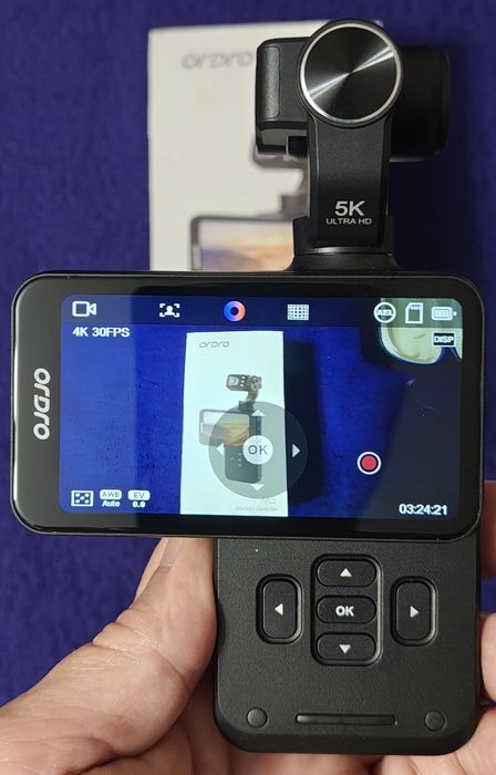 Ordro M5 Cameră Vlog Cu Stabilizator De Imagine Gimbal 3 Axe 5K Night Vision Varianta Mai Ieftină Decât DJI Osmo Pocket 3