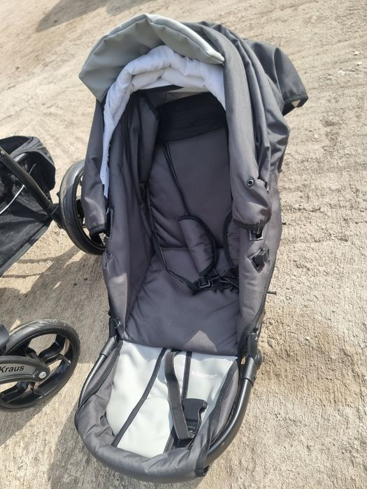 Căruț 3 in 1 Krausman Max Grey