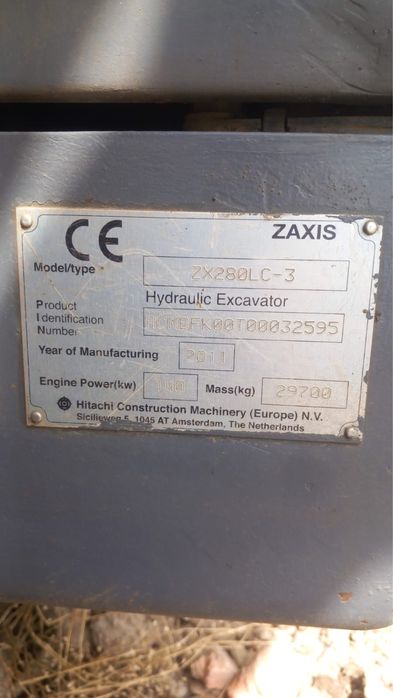Excavator Hitachi Zaxis 280 32tone
