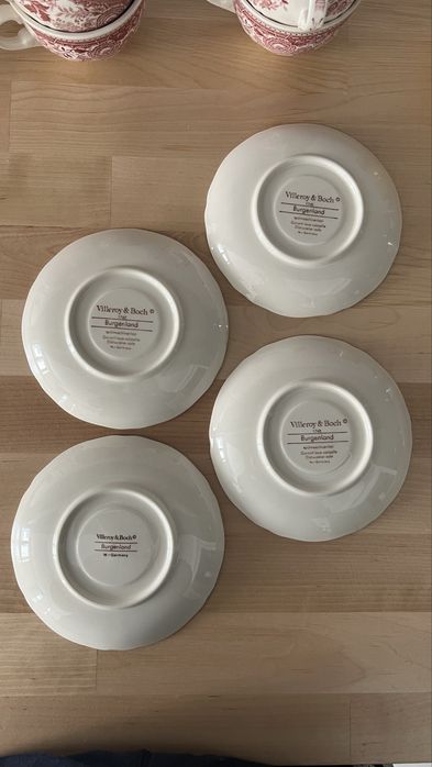 Set 4 cesti cu farfurie Burgenland Villeroy Boch