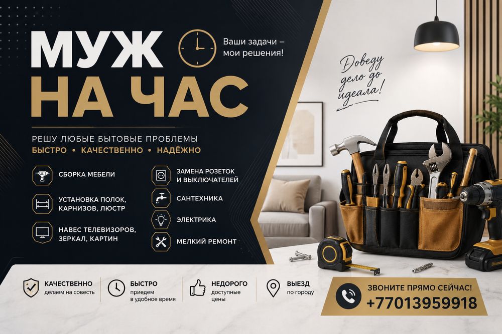 Услуги мастер на час