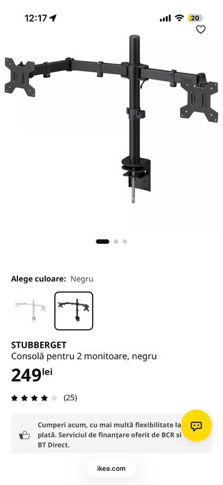 Suport 2 monitoare