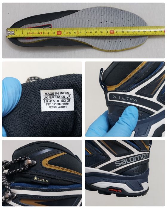 Ghete drumeție Salomon X Ultra Mid Gore-Tex, mărimea 41 1/3 EU unisex