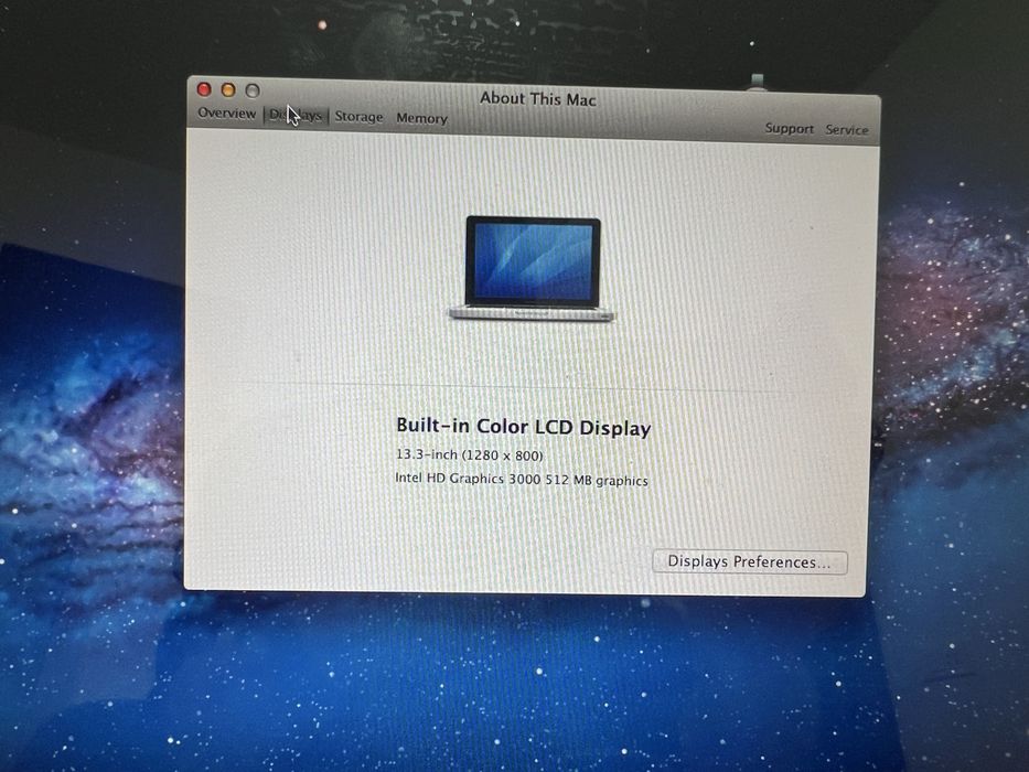 Macbook pro A1278