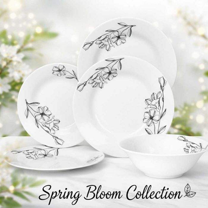 Комплект чинии 24 части с елегантен винтидж дизайн