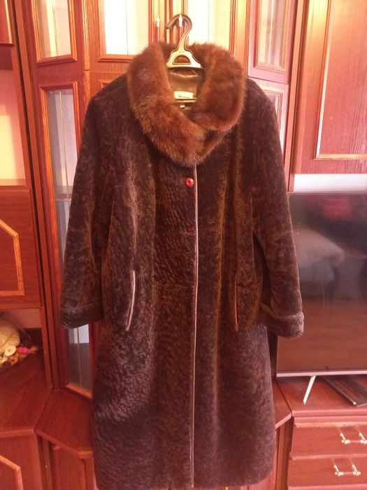 Шуба, мутоновая, облегченная
