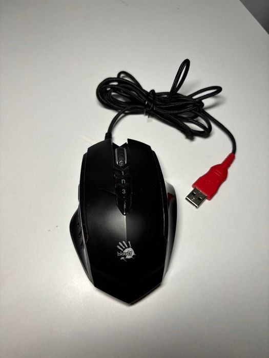 Мишка A4Tech Gaming Bloody V7, USB, Black