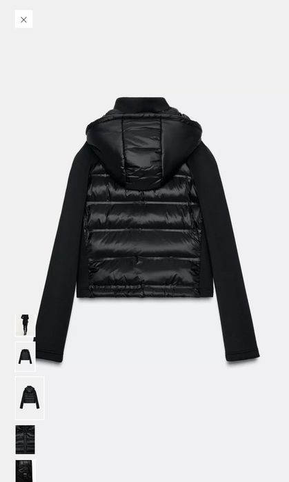 Дамско черно яке zara