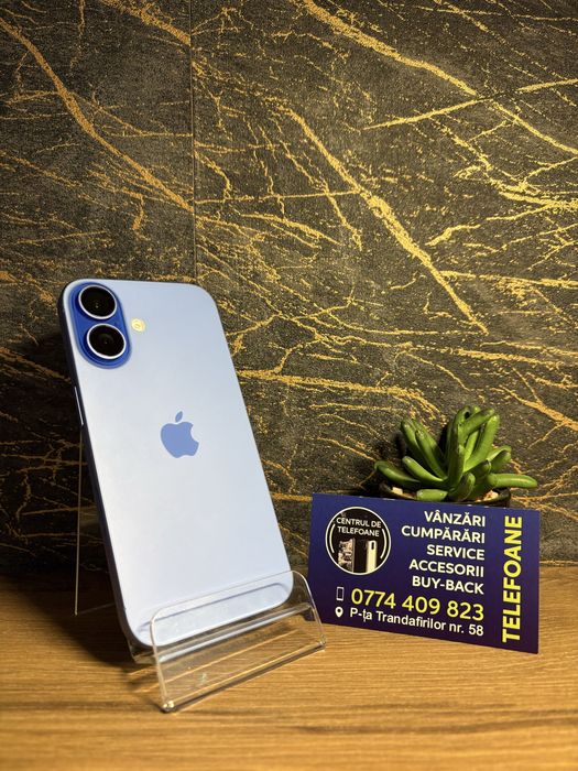 Iphone 16 /128 GB/Garantie 2 Ani Centrul de Telefoane/Rate