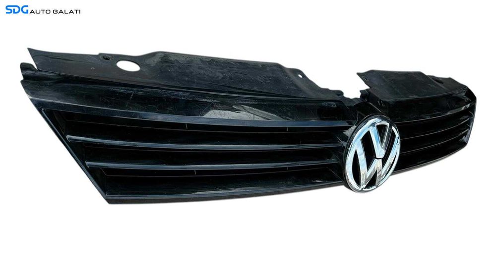 Grila Centrala cu Emblema Bara Spoiler Fata Volkswagen Jetta 4 2011 - 2014 Cod 5C6853653 [L5324]