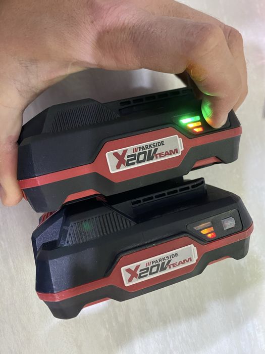 Vand 2 acumulatori parkside 2ah noi baterie flex bormasina