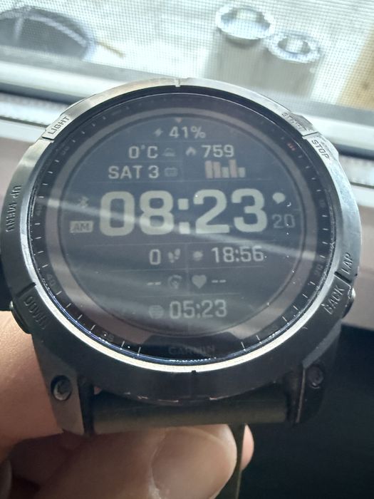 Garmin Fenix 7 51 mm Solar Sapphire  Titanium