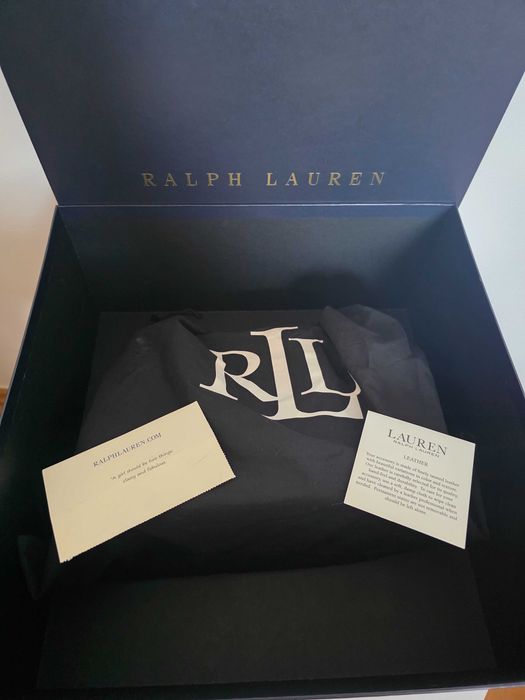 Geantă Lauren Ralph Lauren Marcy 26 – piele naturală – cutie originala + dust bag