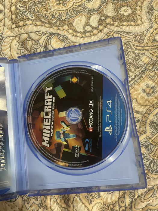 Майнкрафт диск пс4