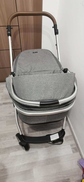 Бебешка количка 2в1 NEXТ - ESPIRO - сива, на повече от двойно по-ниска цена
