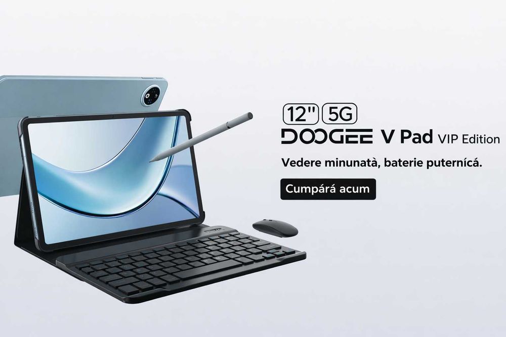 Tableta 12" Doogee V Pad VIP Edition Noua Garantie 12 luni