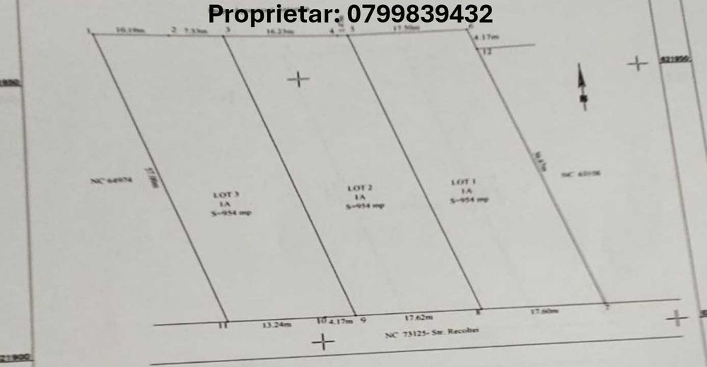 Proprietar - Teren intravilan 954 mp –  Dumbrava, Iasi.
