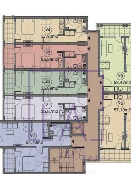 Продава се Ателие в к.к. Слънчев бряг - 38 кв.м за 2395 €/кв.м - Снимка #6