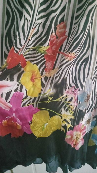 fusta lunga matase naturala