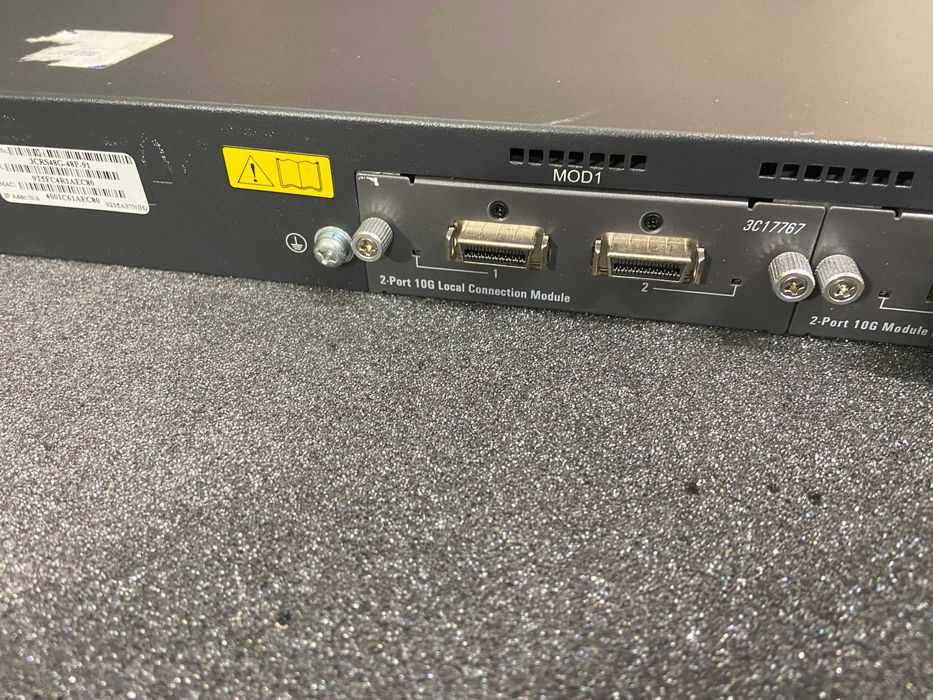 3Com 4800G PoE 48 портов гигабитов мрежов суич, 4x SFP, 2x 10Gb XFP