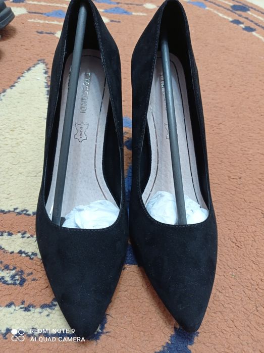 Туфли замшевые женские