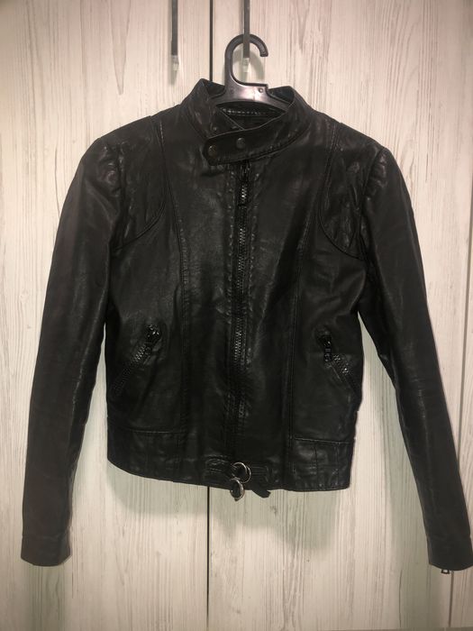 Дамско яке естествена кожа