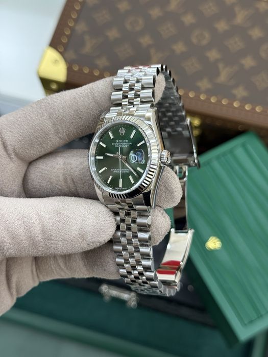 Rolex Date-Just 36mm Mint Green