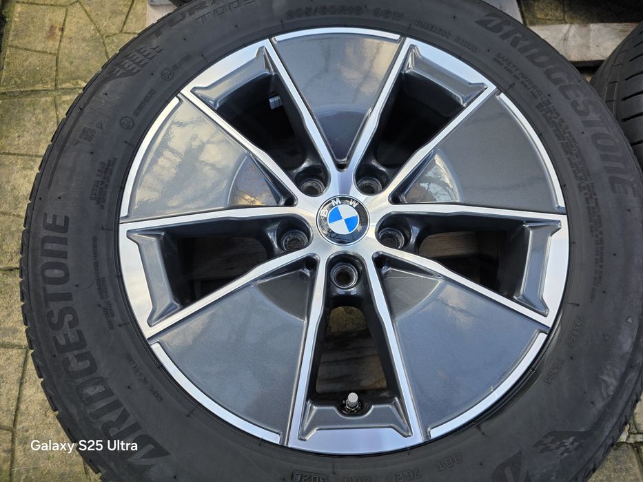 Лети джанти 16ки 5х112 BMW + летни гуми 205/60/16 Bridgestone