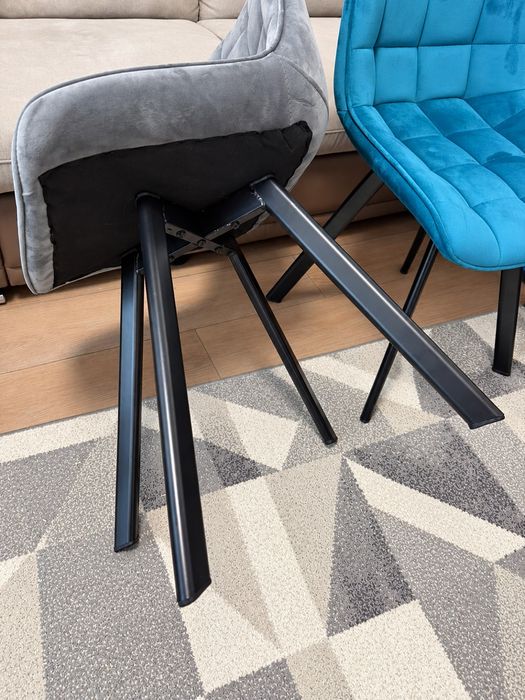 Set 2 scaune dining din catifea – NOI