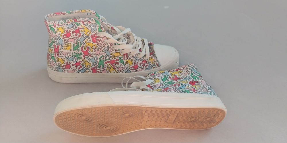 Pantofi sport inalti editie limitata Keith Haring