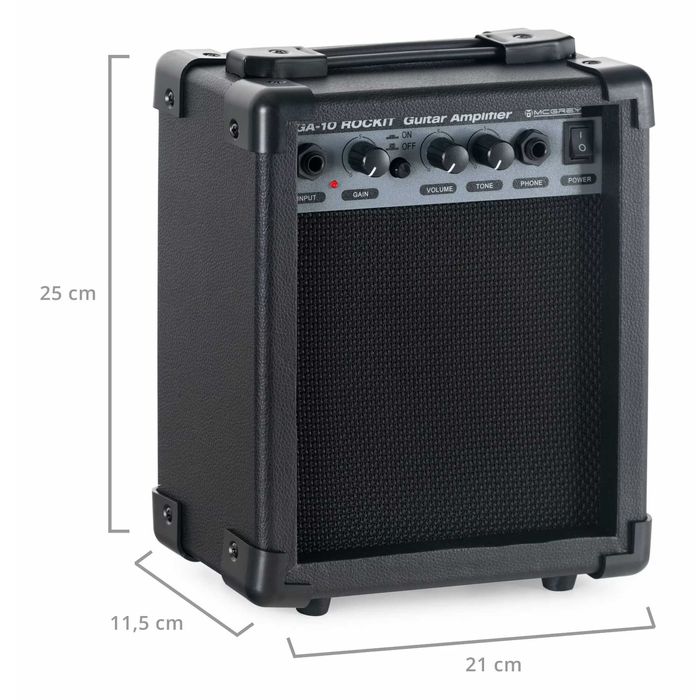 Set chitara electrica McGrey Rockit Guitar ST Rosu