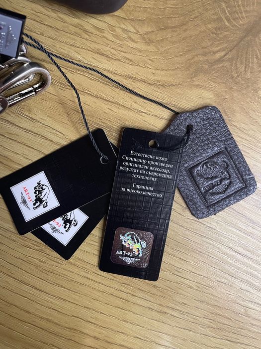 Мъжка чанта от естествена кожа НОВА!!!