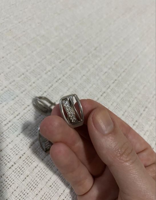 Set cercei și pandantiv argint