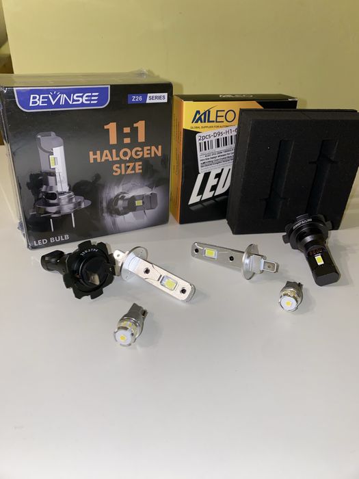 Set LED H1+H7 slim ~fără adaptoare~