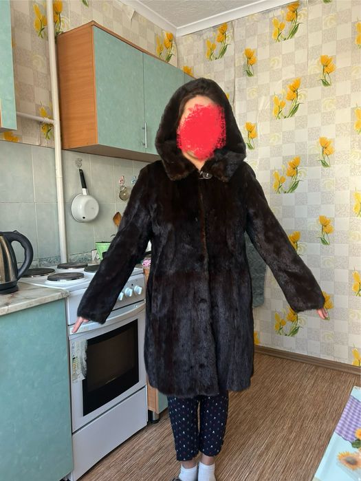 НОРКОВАЯ винтажная шуба